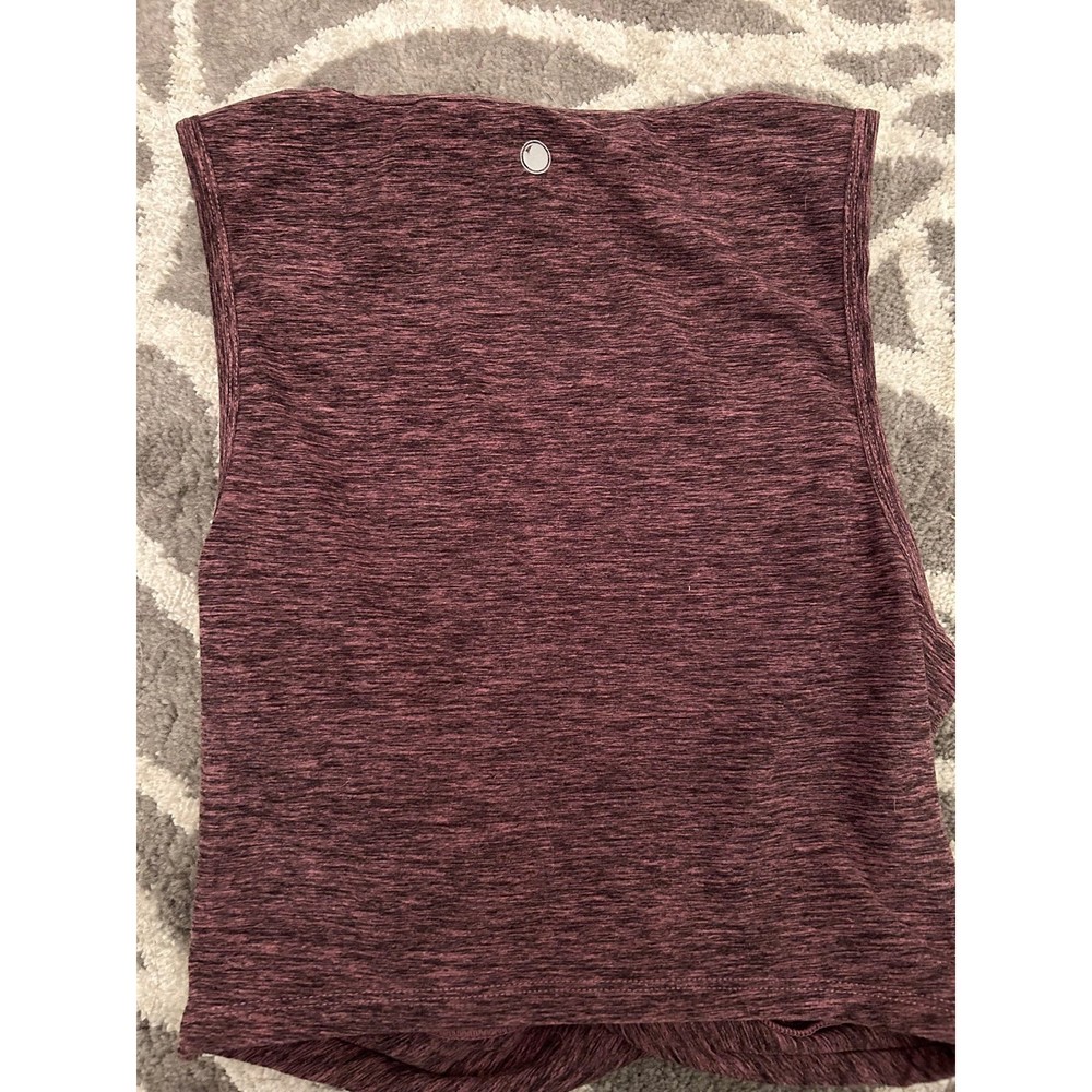 Yogalicious Lux Crisscross Crop Top in Dark Pink - Picture 5 of 5